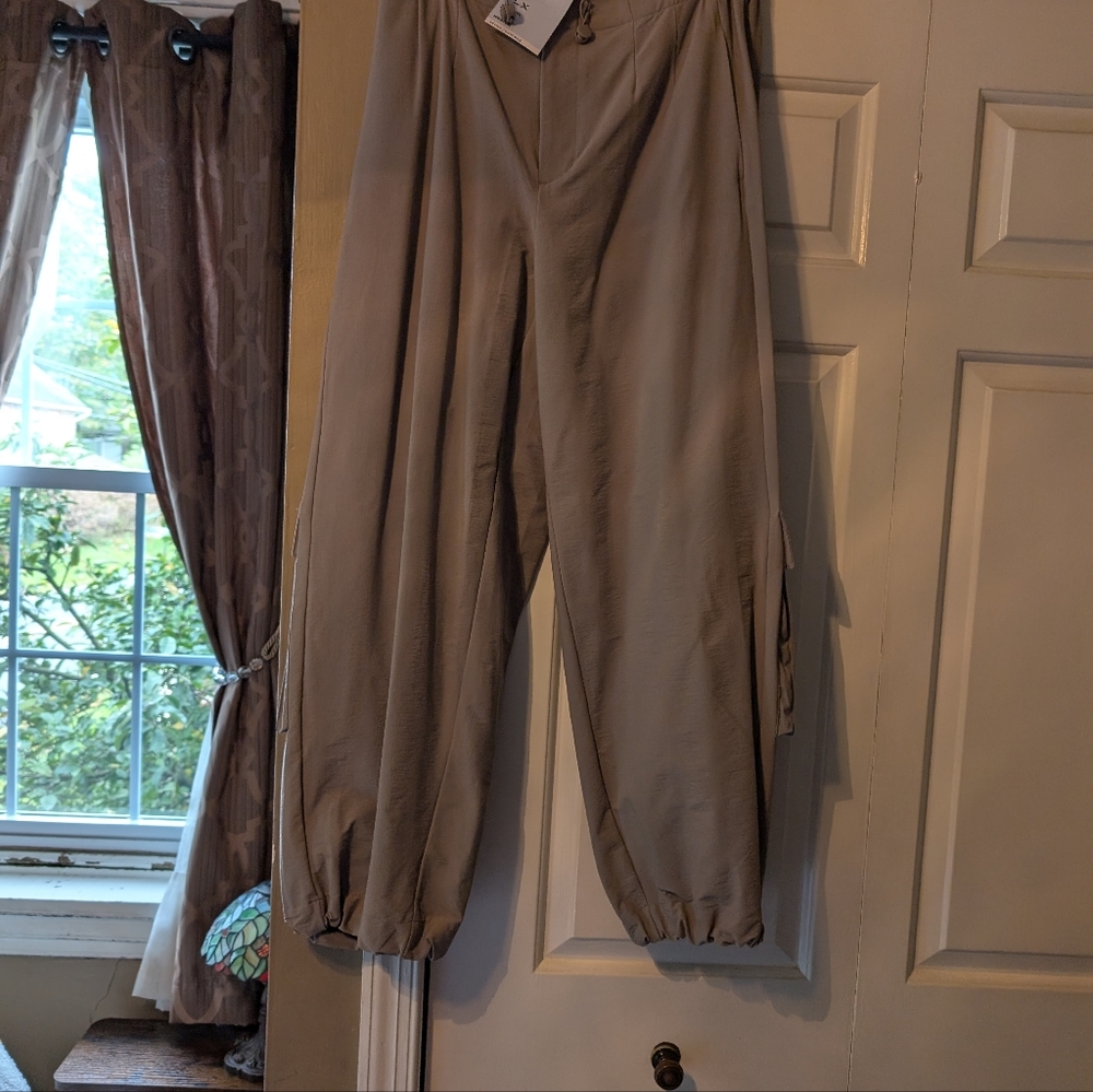 Beige Cargo Pants